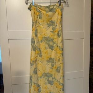 Zara Yellow Maxi Sundress for Weddings